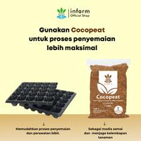 Gambar INFARM - Paket Tray Semai Pot Tray Semai 10 PCS Tebal Ukuran 288 200 128 105 104 72 50 32 Lubang Pot Media Tanam Semai Benih - 104 Bulat dari Infarm Kota Semarang 5 Tokopedia