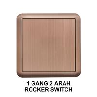 Gambar ARCHITECH DYNAMIC BROWN A23-K01B Sakelar/CETEKAN Lampu 1 Gang 2 Arah - 1 GANG 2 ARAH dari ARCHITECH INDONESIA Kota Administrasi Jakarta Utara 3 Tokopedia