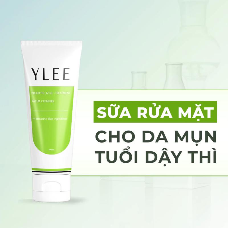 Sữa rửa mặt YLEE cho da mụn, da mụn tuổi dậy thì 100ml