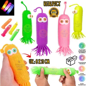 ( BISA COD ) PROMO Mainan Anak PUFFER BALL / Mainan Yoyo Ubur Ubur Cumi Gurita Karet Lampu LED / Mainan Anak Laki Laki / Mainan Anak Perempuan SNI