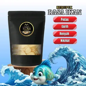 Kerupuk Ikan Dengan Rasa Khas Ikan Gurih dan Nikmat Praktis untuk Camilan Populer di Kalangan Pecinta Makanan snack murah