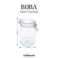 Gambar Dekoruma BOBA Toples Kaca Serbaguna dengan Tutup 1.1L dari Dekoruma Official Store Kab. Bekasi 2 Tokopedia