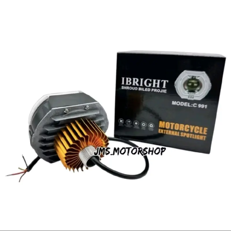 IBRIGHT C 991 BILED ALA ALA 3 INCH UNIVERSAL PROJIE  BILED CUTT OFF 3 INCH SHOURD 3 INCH LAMPU SOROT LED LAMPU TEMBAK BILED PROJIE 5