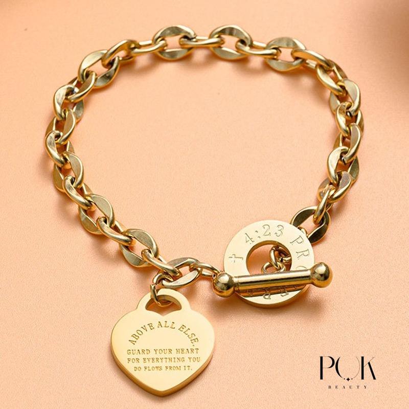 Product Introduction of Love OT  High Quality Bracelet for women and girl and couples, bosom friend Bracelet,Free Box and Brooch ,non fade,no allergies,light touch 3