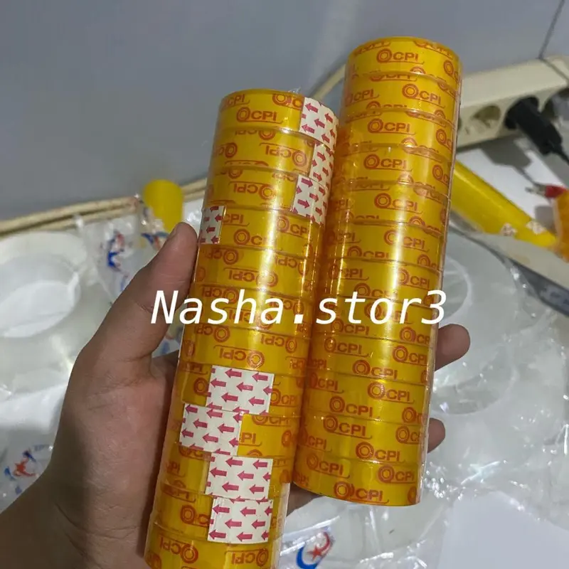 Stationary Tape 12 mm x 10 Yard - selotip ATK solasi kecil Per SLOP 0