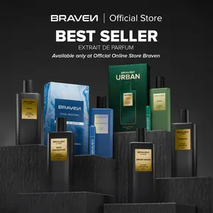 【Best Seller】 Braven Extrait De Parfum | Wangi Tahan Lama - Wangi Mewah | Cool Wootah / Dark Imagination / Aqua / Dream Water / Tobaco