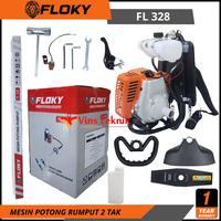 Gambar FLOKY FL 328 Brush Cutter 2 Tak Mesin Potong Rumput Gendong FL328 dari Vins Teknik Bekasi Kota Bekasi 3 Tokopedia