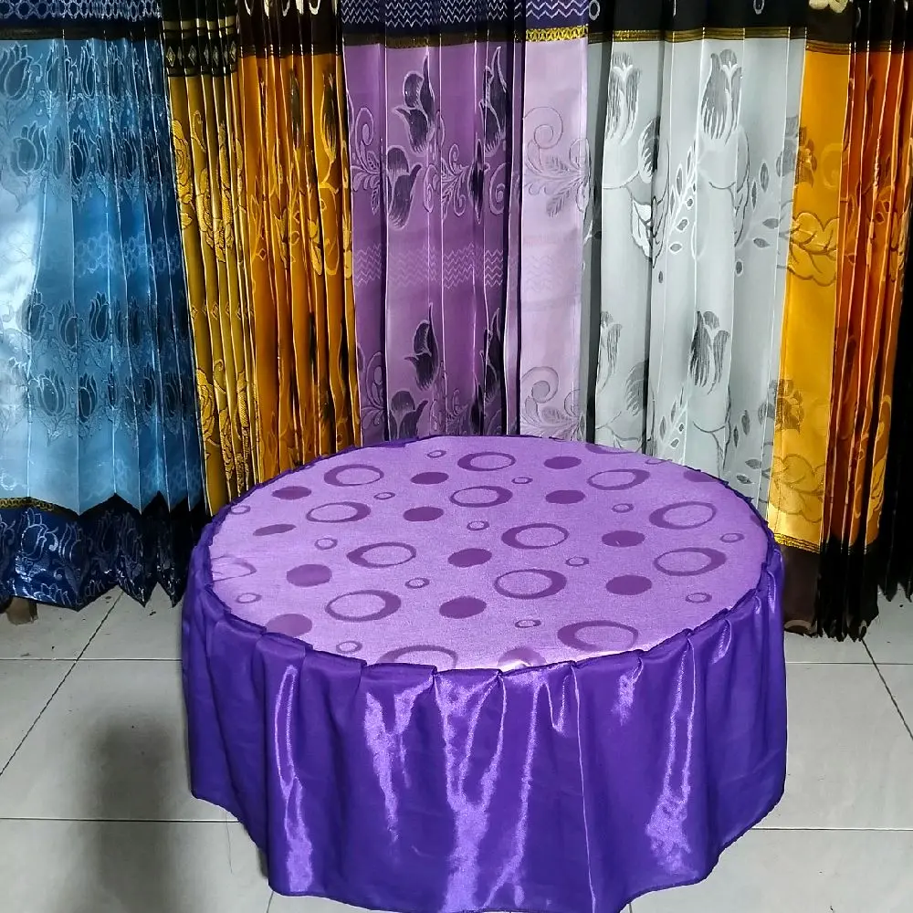 Taplak meja bundar,meja osin atau bulat bagus murah