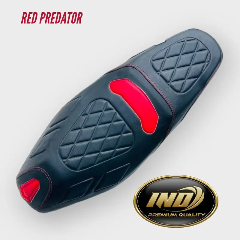 JOK NMAX, COVER JOK MOTOR PREMIUM PREDATOR YAMAHA NMAX, NMAX OLD / STANDAR, NMAX NEO, NEW NMAX S, NMAX 155, NMAX TURBO, NMAX 2024  SARUNG JOK NMAX, KULIT JOK NMAX 4