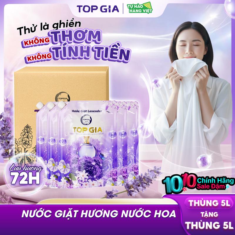 [Mua 1 thùng tặng 1 thùng] - Combo Mua 1 Thùng 6 Túi Tặng 1 Thùng 6 Túi Nước giặt xả quần áo làm sạch, ngừa khuẩn, làm mềm vải và lưu hương dài lâu (TỔNG 12KG) nuoc giat nth [SẢN XUẤT TẠI VIỆT NAM]