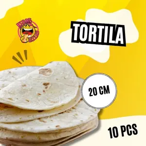 Tortilla PREMIUM 20cm isi 10 pcs lembar tortila kulit kebab