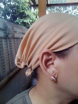 Product Review of Anting Clip Titanium Motif Angka Delapan Terbaru Earrings Anti Luntur from s**a 0