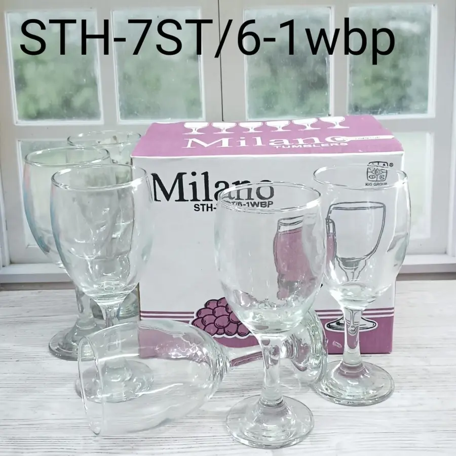 GELAS WINE GELAS PESTA ISI 6