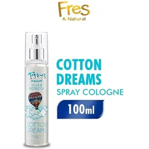 FRES & NATURAL PARFUM SPRAY COLOGNE ALL VARIANT COTTON DREAM,LOVE YOURSELF BOHEMAN SPIRIT,PRINCES CHARMING KEMASAN 100ml Wanita Perfume