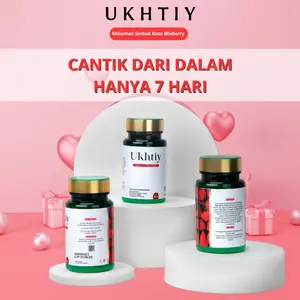 Ukhtiy Kolagen Drink - Mencerahkan Kulit Anti Flek Hitam - Anti Acne - Anti Aging