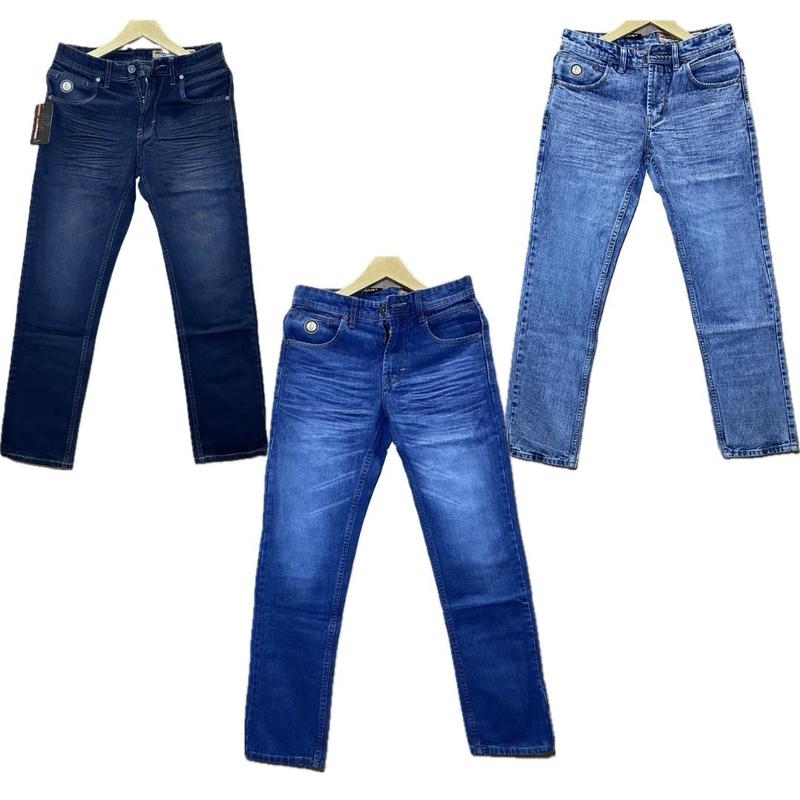 Celana Jeans Velocust Standar Ringkel Non Stretch 0