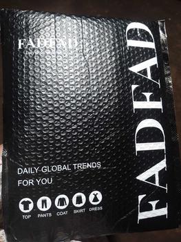 Product Review of FADFAD[ready stock] Gaun Wanita Motif Bergaris Rok Panjang Berkerah Lengan Panjang Gaya Kasual from 🥀**🍃 0