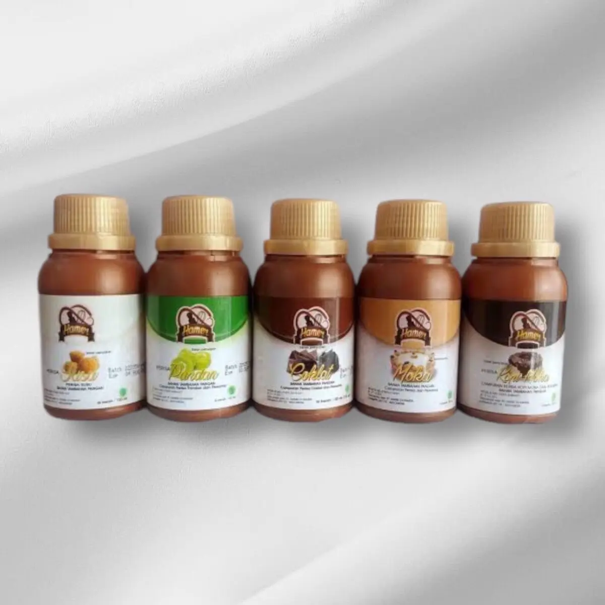 Hamer Pasta Perisa Kue 100g Rasa Susu Pandan Kopi Moka