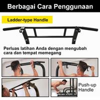 Gambar Pull Up Bar Multifungsi 3-in-1 - Alat Gym Rumah Adjustable untuk Chin Up, Dip Up & Push Up, Fitur Ketinggian Dapat Diatur & Anti Slip Grips - V2117 dari KEEP GOING MAX Kab. Tangerang 3 Tokopedia