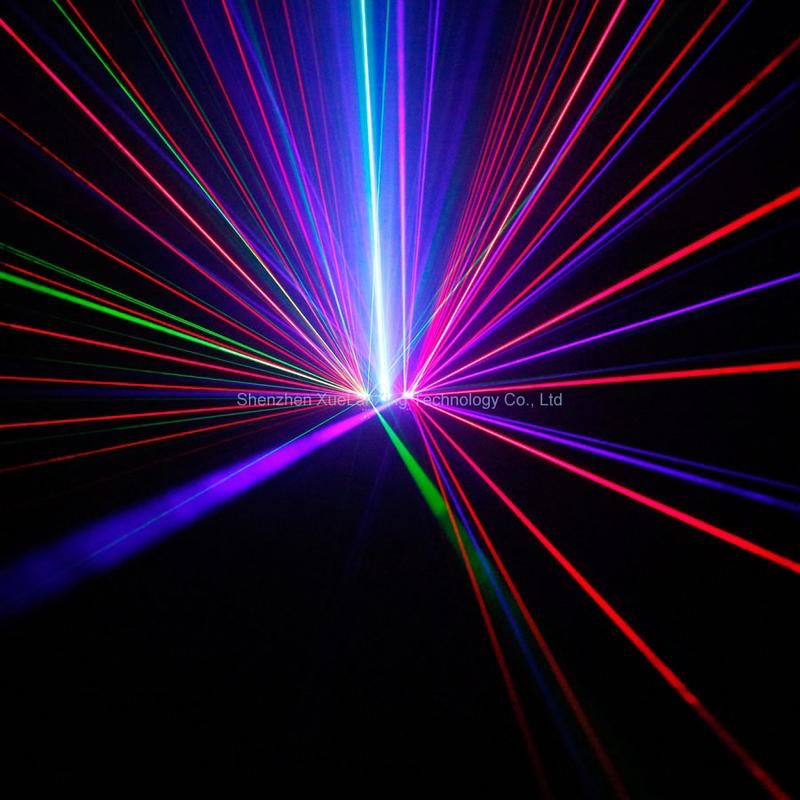 Product Introduction of 21 Lens DJ Disco Beam Patterns Stage Laser Light Projector RGB UV LED Strobe Party Holiday Dance Wedding Lamp H3 10