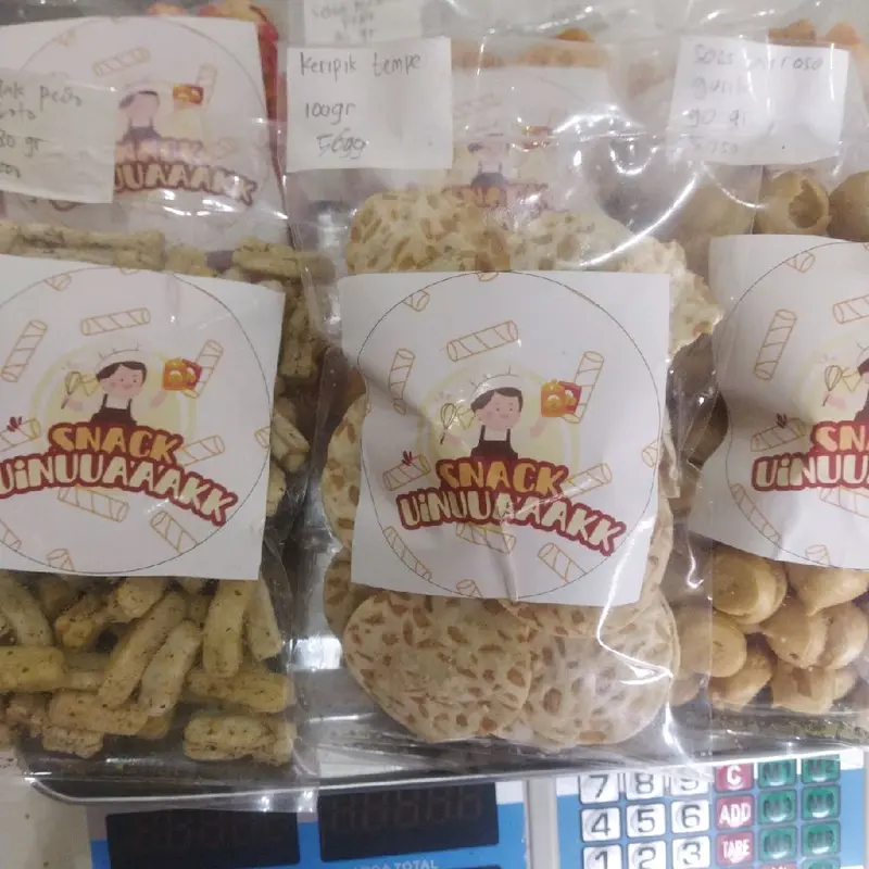 Paket Jajan Murah 30K Dapat 6 Bungkus Spesial Live Gift Food Snack Pedas Gurih - Manis 1