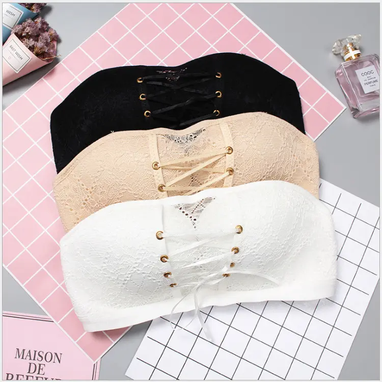 [KKgallery] Bra Push Up Seamless Style Pakaian Dalam Wanita Tali Silang 9013 0