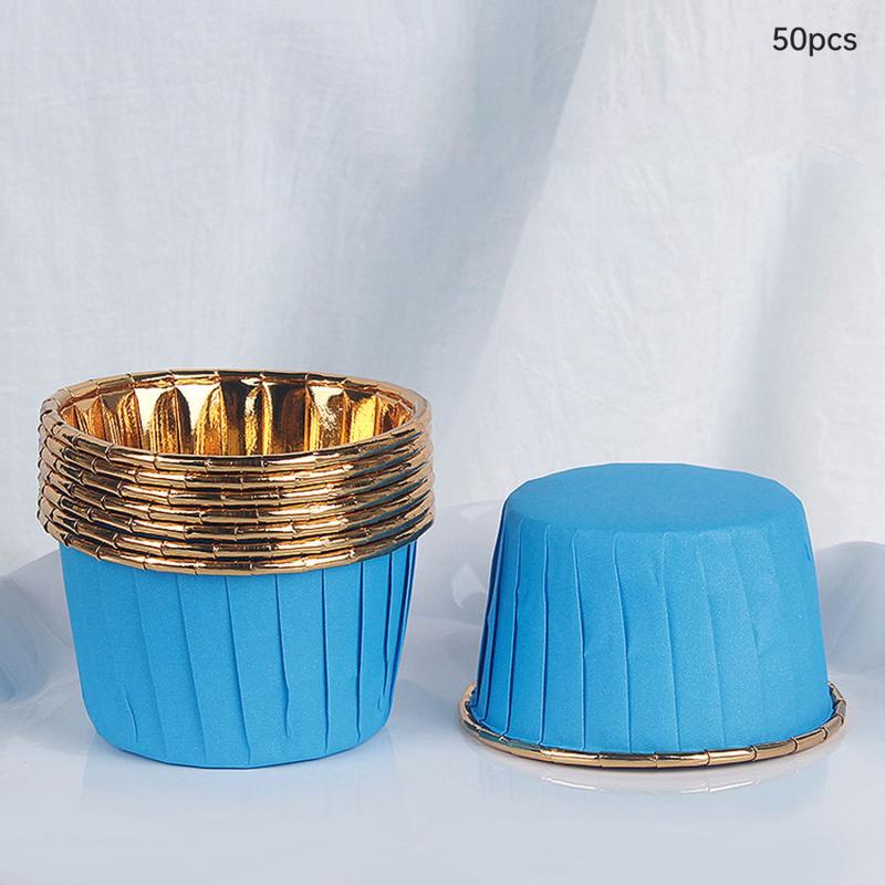 Product Introduction of Khuôn Cốc Thiếc Lá Nhôm Tròn, Cỡ Nhỏ, Có Thể Tái Sử Dụng, 50 Cái, Thích Hợp Làm Pudding Và Bánh Ngọt, Hộp Giấy Thiếc Nồi Chiên Không Dầu, Khay Nướng, Dụng Cụ Làm Bánh 41