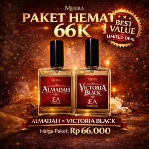 Duo Paket Hemat Parfum ALMADAH & VICTORIA BLACK