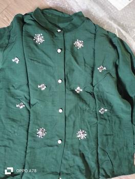 Product Review of CLARA One Set Wanita Payet Mewah Linen Setelan Atasan Rok Kekinian from N** A**y 0
