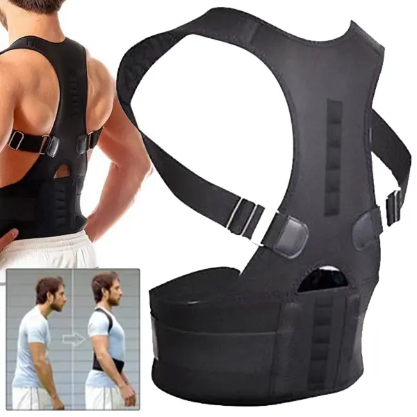 Adjustable Back Support Posture Corrector Align Clavicle Spine UNISEX/Baju Sokongan Tulang Belakang Boleh Laras