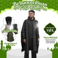 Gambar Jas hujan ARES ponco celana premium pria dan wanita harga murah Biru Merah - Hitam dari KHN Store Kab. Sumedang 3 Tokopedia