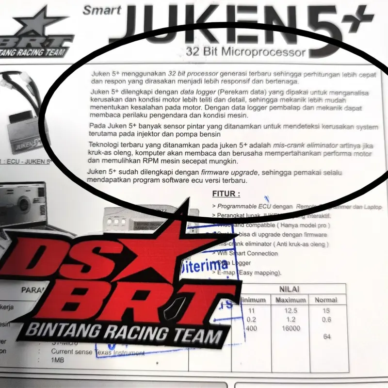 Paket ECU BRT JUKEN 5 ++ Plus & REMOTE Juken MX KING 150 OLD MX KING 150 NEW V1 V2 LED FACELIFT 2
