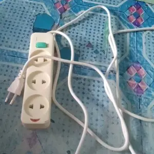 [HAO] Stop Kontak Kabel 2/3/4/5 Lubang&1.5/3M/STOP KONTAK GEPENG SNI/CAHAYA SC-752/3/4/5 Saklar S75
