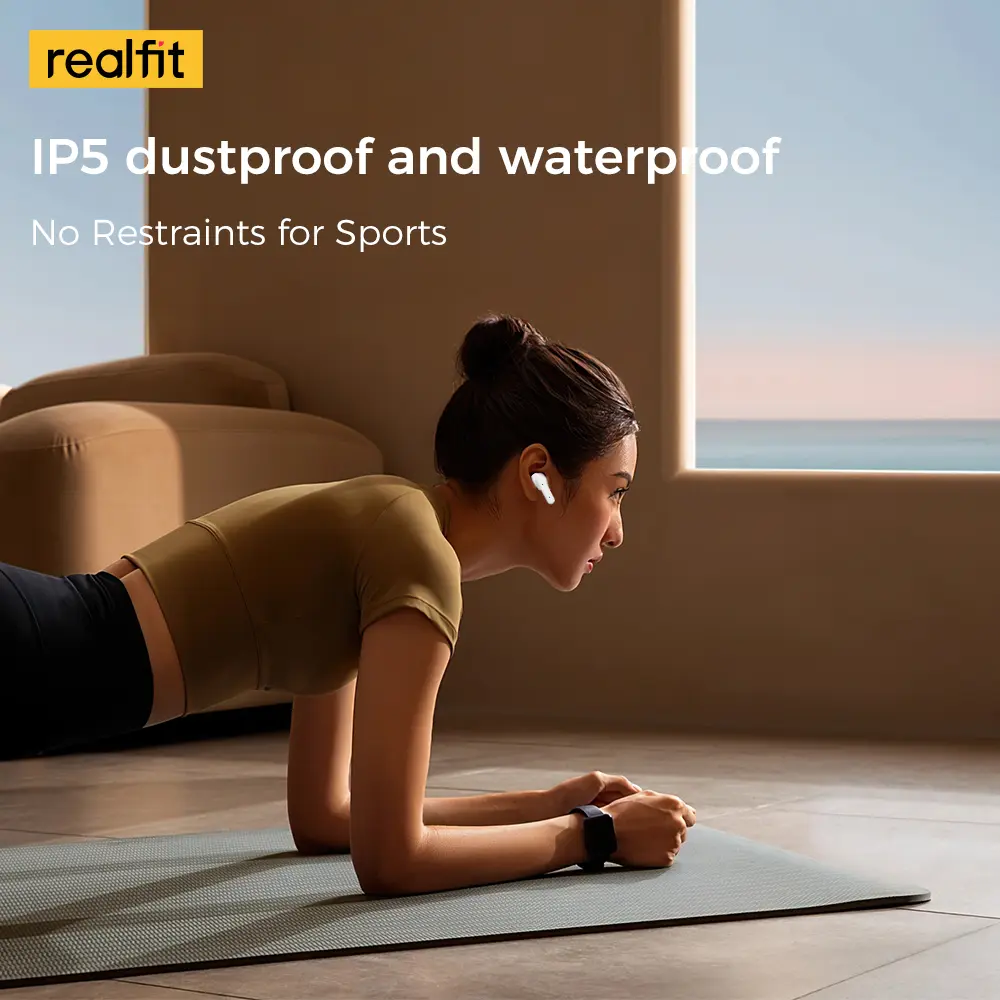 Tai nghe Bluetooth, Realfit F3 ANC, với Khử tiếng ồn -38dB, Chế độ trò chơi, Độ trễ thấp | BigBuy360 - bigbuy360.vn Tai nghe Bluetooth, Realfit F3 ANC, với Khử tiếng ồn -38dB, Chế độ trò chơi, Độ trễ thấp | BigBuy360 - bigbuy360.vn