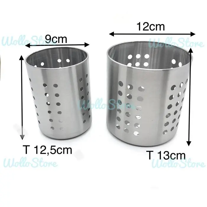 Tempat Sendok / Sumpit / Garpu DLL, Tempat Peralatan Makan Stainless Kitchenware