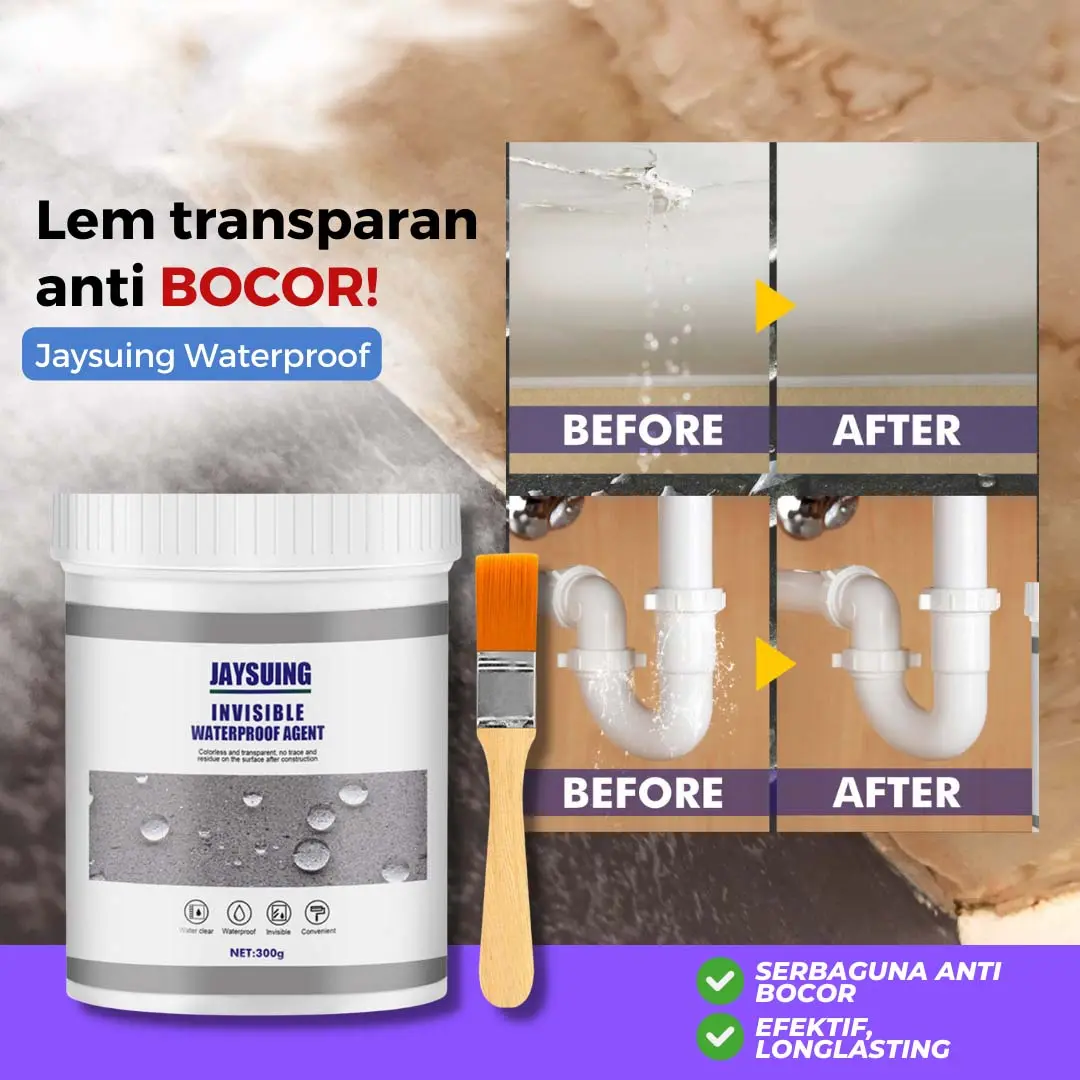 [PROMO] Lem Extreme Anti Bocor Super Kuat Transparan Tahan Air Tembok Atap Rumah Waterproof 100g