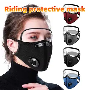 BITCBae Masker Motor Anti Debu Melindungi dari debu dan dingin; masker bersepeda dengan kacamata pelindung