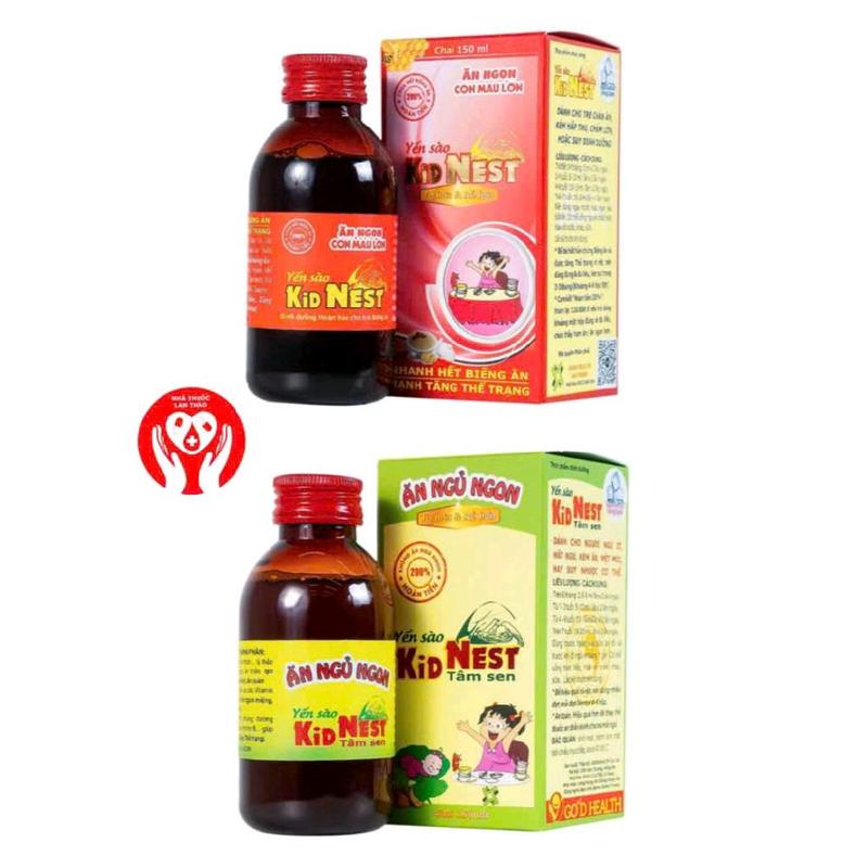 [chai 150ml] SIRO YẾN SÀO KIDNEST TÂM SEN CHÍNH HÃNG GIÚP BÉ ĂN NGON NGỦ TỐT