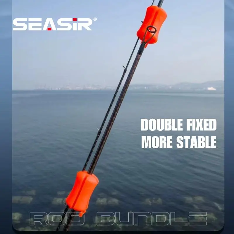SEASIR-Bóng Cố Định Cho Cần Câu, Bảo Vệ Bóng Silicon, Giá Đỡ Chống Va Chạm, Dụng Cụ Rút Cần Câu, Nút Chặn, Phụ Kiện Câu Cá 6