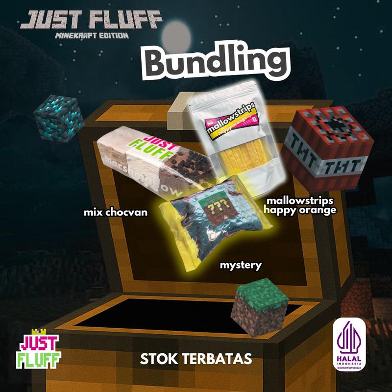 BUY 2 GET 1 MARSHMALLOW JUSTFLUFF [MYSTERY MINEKRAPT] [HALAL] [PROMO] 2