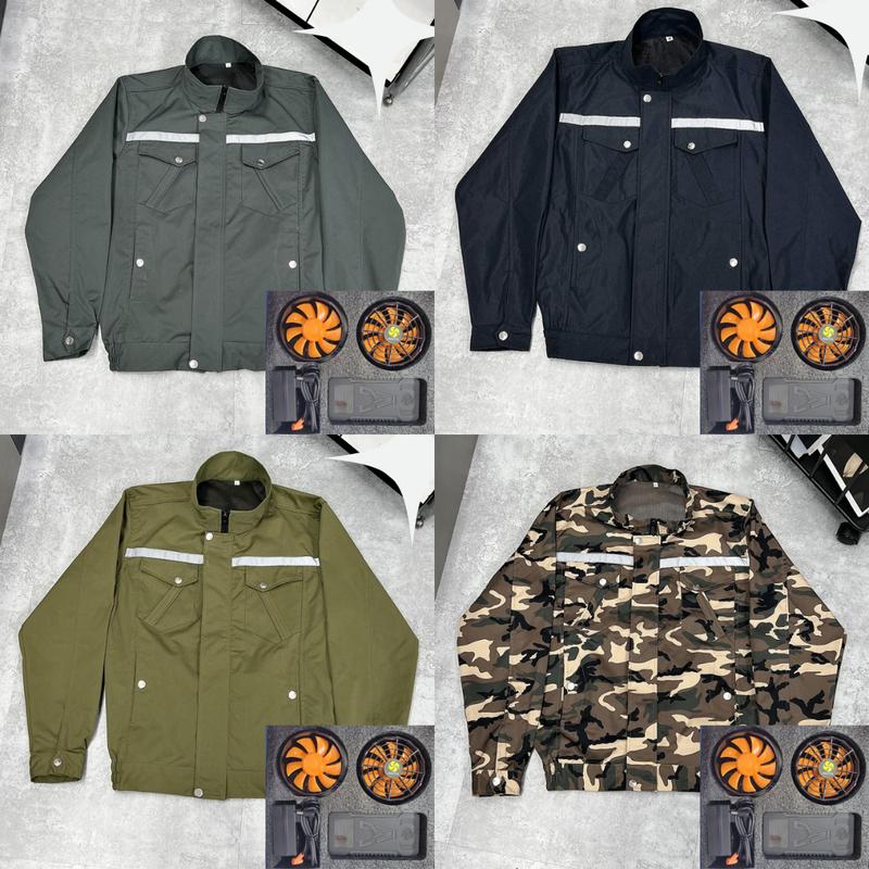 HÀNG CAO CẤP - 1 Bộ Pin + 1 Áo Hoặc 2 Áo Áo Điều Hòa AKITA 18V - 2 Quạt 18V + PIN 98.000mAh - Thời Gian Sử Dụng 9 - 15 Tiếng - Bảo Hành 12 Tháng