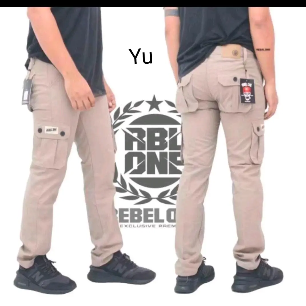 Ready Celana kerja cowok bahan katun