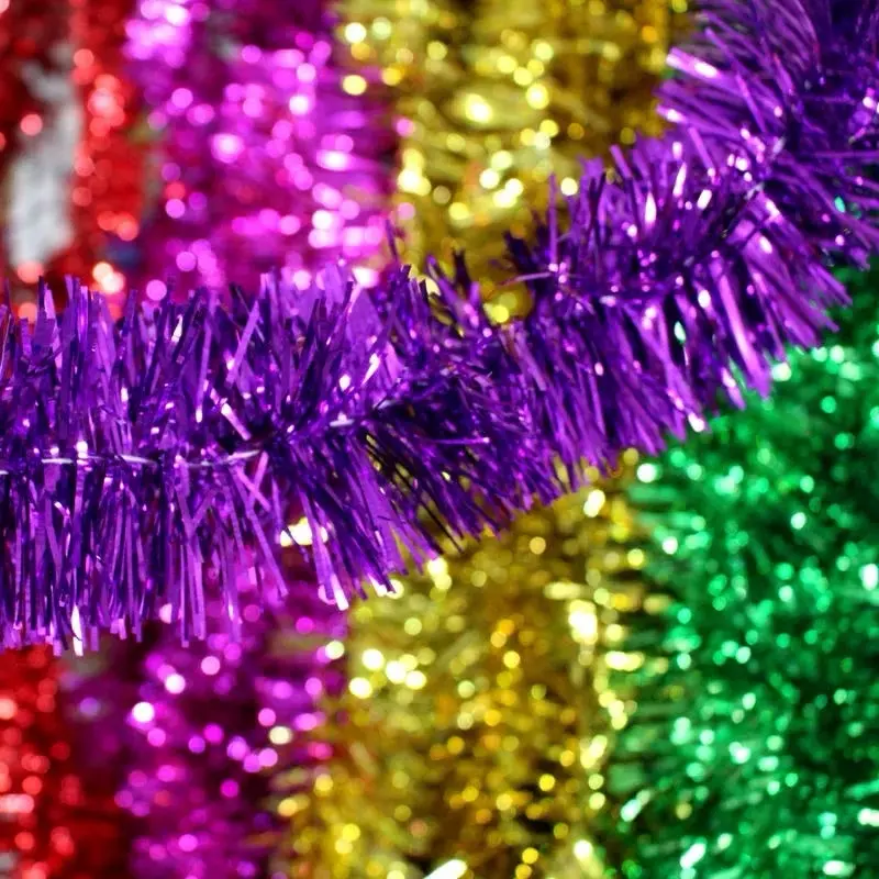 Slinger Polos Kecil Diameter 4cm Dekorasi Tinsel Pesta Ulang Tahun 7