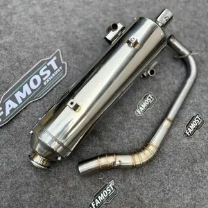 Famost exhaust knalpot stainless| vario kzr | vario new| honda vario