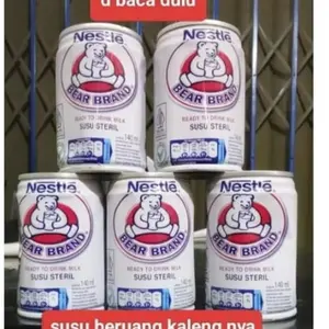 paket 5 kleng susu beruang uk 140ml susu murni susu bear brand susu beruang 140ml paket 5 kaleng