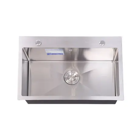 Bak Cuci Piring Stainless Steel Hitam Modern - Ketebalan 2.7mm, Material SUS304, Anti Karat, Tahan Lama, Cocok untuk Dapur Minimalis wastafel 8