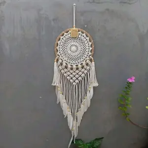 DREAM CATCHER kobal cream 22cm hiasan dinding