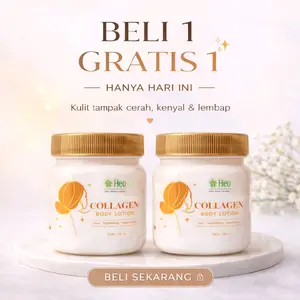 [BELI 1 GRATIS 1] Hand Body Lotion Bibit Collagen 150ml – Merawat Kekencangan & Menjaga Kelembapan Kulit Tubuh