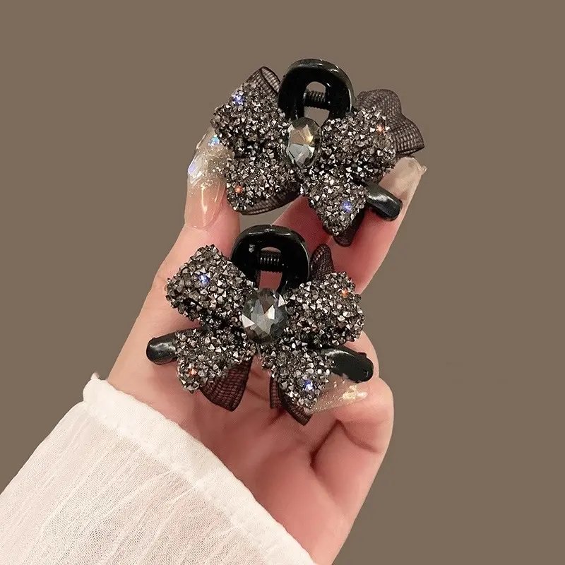 Kẹp Lấy Lưới Thắt Bướm, Cỡ Nhỏ Siêu Đẹp, Hai Mặt AB, Kẹp Tóc Mái, Kẹp Tóc Công Chúa, Kẹp Tóc Bên Hông, Kẹp Tóc Rách, Phụ Kiện Tóc Nơ, Kẹp Tóc Thanh Lịch, Thích Hợp Mặc Ở Trường ngoặm kẹp tóc kep toc dep sang chảnh Women Nữ