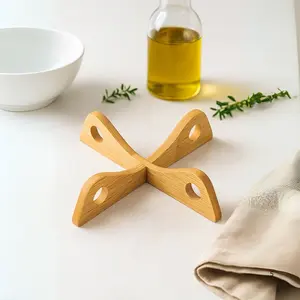 Tatakan Panci Panas Kayu jati belanda – Penyangga Panci & Wajan, Tahan Panas, Desain Minimalis